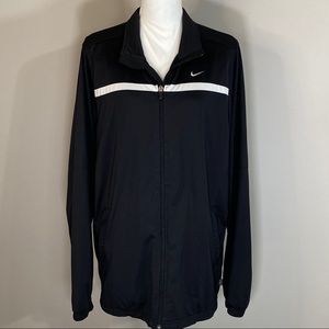 Nike Fit Dry Black Zip Up Gym Yoga Workout Jacket